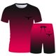 thumbnail image 4 of Playeras De Compresión Para Hombre, Conjunto De Dos Piezas De Camiseta Y Pantalones Cortos De Manga Corta Con Estampado Completo De Alemania Para Hombre Y Conjunto De Camisa Y Pantalón Corto., 4 of 4