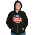 thumbnail image 3 of Vintage Dubble Bubble Gum Double Logo Zip Up Hoodie Men's Women's Brisco Brands L, 3 of 6