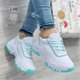 thumbnail image 2 of Tenis De Las Mujeres Zapatos De Suela Gruesa Deportivos De Encaje Solo Europeos Y Americanos Casuales Talla 43, 2 of 3