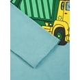 thumbnail image 2 of WIBACKER Kids & Toddler Boys Long Sleeve Top and Pants Sleepwear Cotton 2 Piece Pajama Set,Garbage Truck, 2 of 10