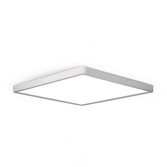 LED Flush Mount Ceiling Light Fixture, 4000K Neutral White, 12inch 24W, 3200LM, Slim Flat Panel Lighting Fixture, Square Modern Ceiling Lamp for Bedroom, Kitchen, Living Room, Closet, Stairwell