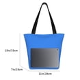 thumbnail image 3 of Kll Tote Bag For Women Dodgerblue Print Shopping Grocery Reusable Bags For Office School Shopping Travel, 3 of 7