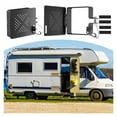 thumbnail image 4 of 4-Inch Rv Bumper End Cap Square Metal Sewer Hose Cap with Vent Holes Shock Resistant Motorhome, 4 of 7