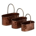 thumbnail image 1 of IMAX Z17167-3 Calvin Copper Planters - Set of 3, 1 of 1