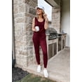 thumbnail image 5 of Conjunto Deportivo PRETTYGARDEN para Mujer Sin Mangas con Cuello Redondo Vino M, 5 of 5