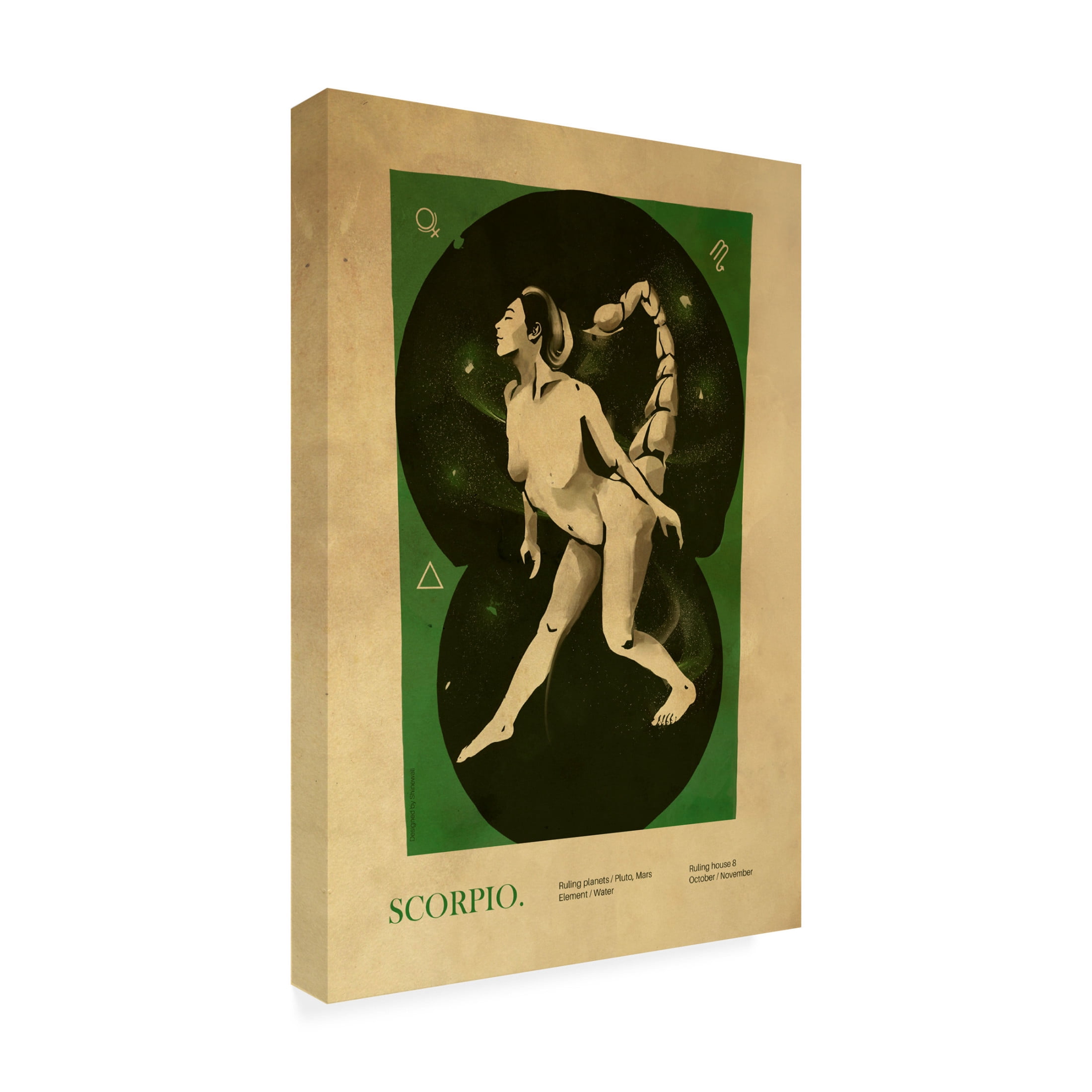 Trademark Fine Art Dionisis Gemos Scorpio print Canvas Wall Art