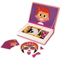 thumbnail image 2 of Janod MagnetiBook 66 pc Magnetic Girl Crazy Face Dress Up Game for Imagination Play - Book Janod Janod, 2 of 2