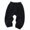 Black, variant on Ixbnca Boys Cotton Sweatpants Comfy Solid Color Jogger Pants with Pockets Elastic High Waist Workout Outfits