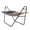 Gray, variant on Zimtown Hammock Set, Heavy Duty Double Bar Frame with Quilted Bed & Bottom Storage Net, Beige & Black