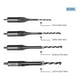 thumbnail image 5 of Kit Broca Para Agujeros Cuadrados Rork Madera 4 Piezas MRK-043, 5 of 6