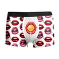 thumbnail image 4 of SXcggal Male Valentines Day Printed Underwear Funny Fitting Boxer Mid Waist Briefs Breathable Sexy Soft Men's Underpants, 4 of 4
