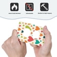 thumbnail image 6 of ZICANCN Outlet Covers Wall Plate, Multicolored Bright Hearts Light Switch Cover Decorative, Duplex Toggle Combo 1-Gang, 6 of 9