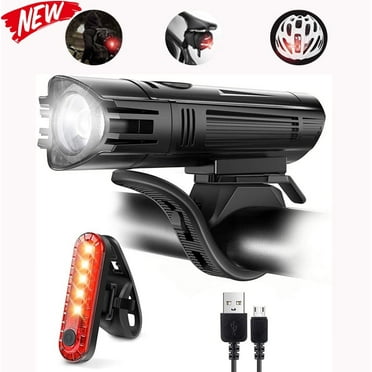 NEENCA Bike Light Set Headlight, Tail Rear Light 1500 LM, Rechargeable Ultra Bright LED Night Cycling Accessories