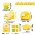 thumbnail image 3 of YardChic Dollhouse Furniture, Mini Lemon Themed Miniature Furniture, Tiny Furniture, Bedroom And Living Room Scene Accessories, Resin Dollhouse Miniature Decorations, Lemon Table, 3 of 5