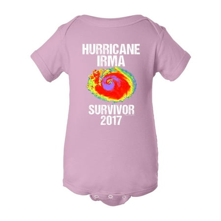 

Hurricane Irma Survivor 2017 DT Infant Baby Rib Bodysuit