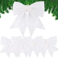 thumbnail image 2 of LINLIN Large Gold Glitter Bows for Christmas Tree Decoration- 5PCS Christmas Decorative Bows Christmas Tree Bow Christmas Bows Decorative Xmas Decor Wreath Ornament, 2 of 8