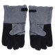 thumbnail image 4 of Guantes de cuero resistentes al calor, guantes para barbacoa, guantes para evitar quemaduras, guantes resistentes al calor para barbacoa, diseño de clase mundial, 4 of 8