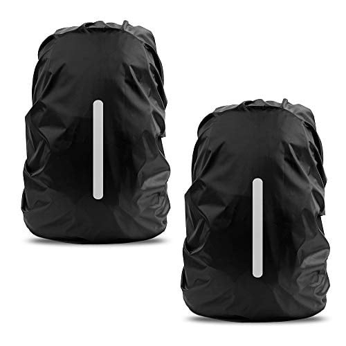 Cubierta impermeable LAMA 2 pzs mochila M 26L-40L Negro