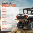 thumbnail image 2 of Kojem Rear Tubing Protector Bumper Brush Guard for 2018-2021 Polaris Ranger 1000 XP/North Star Edition Double-Tube 19 20, 2 of 9