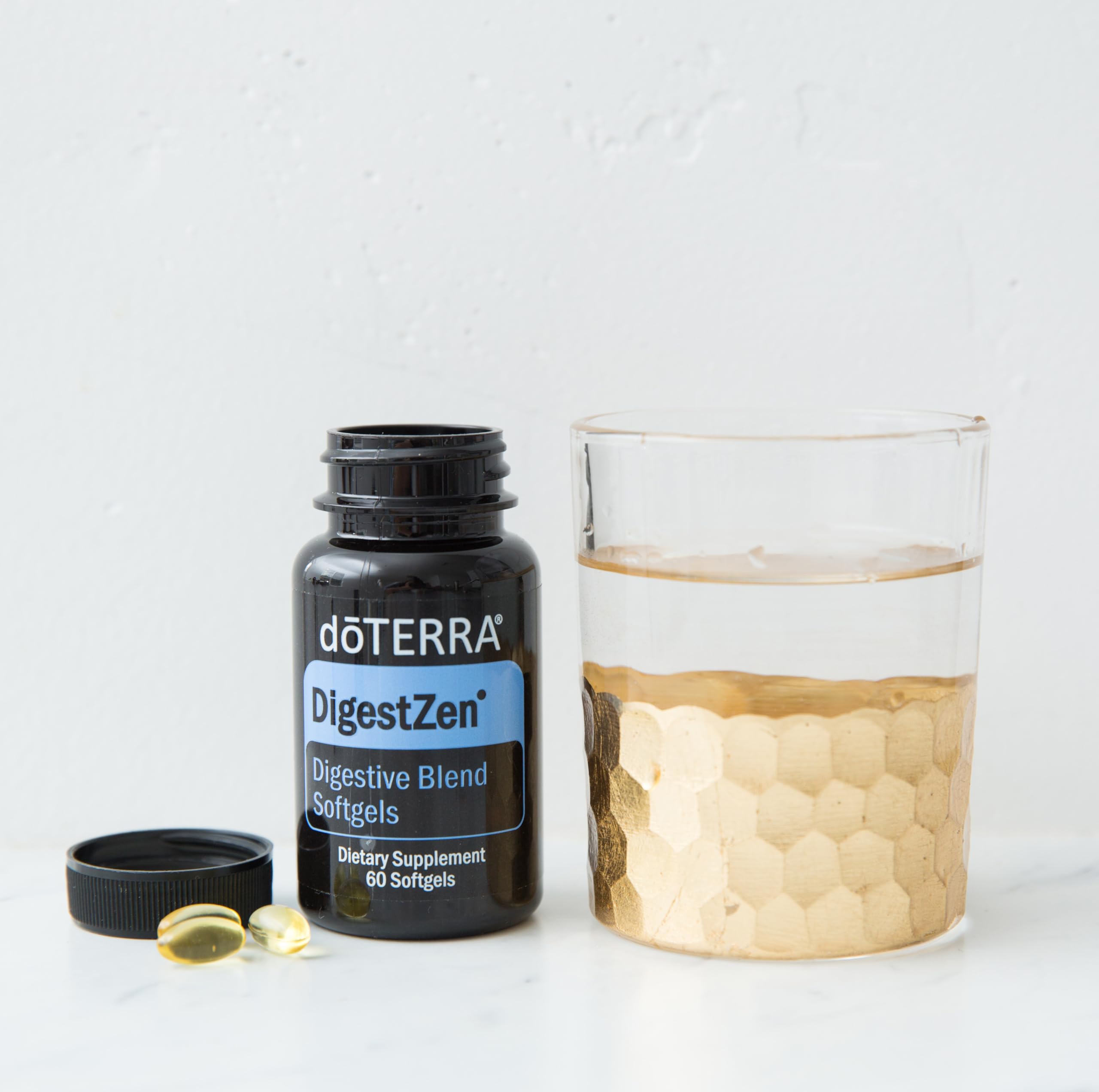 doTERRA DigestZen Softgels - Essential Oil Digestive Blend, 60 ct | Digest Zen Softgel