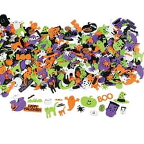 Happy Halloween! Foam Adhesive Shapes - Craft Supplies - 500 Pieces