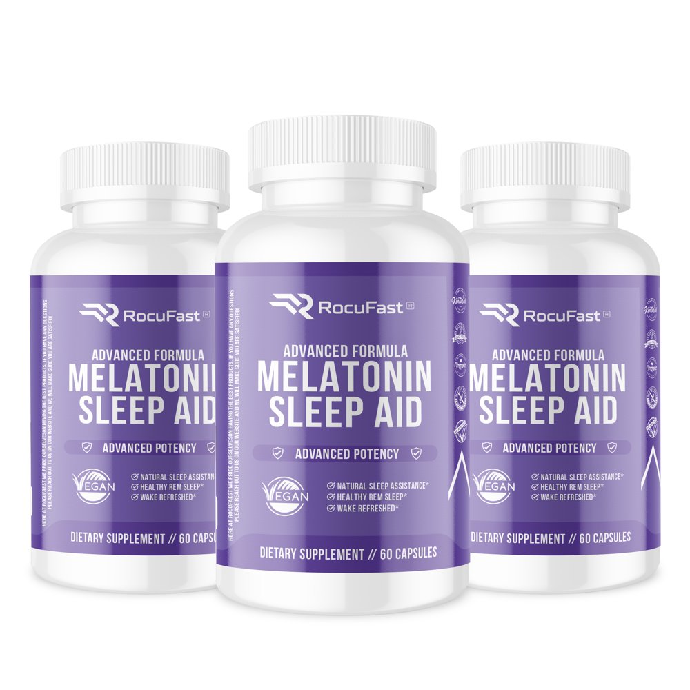 3Pack Sleep Aid with Valerian Root, Patented Suntheanine, 100 Natural