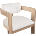 thumbnail image 5 of Meridian Furniture Sacha Cream Velvet Dining Chair, Set of 2, 5 of 9