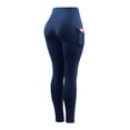 thumbnail image 2 of Women's Compression Tights Fitness Leggings Yoga Gym Cropped Pants with Pocket, 2 of 3