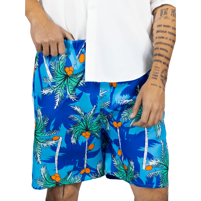 Traje De Baño Hombre Short Impermeable Bermuda Secado Rápido