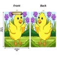 thumbnail image 3 of 12.5x9 Inch Acrylic Clipboard with Metal Clip – Single-Sided Print & Retractable Hook，Yellow Chick, 3 of 8
