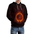 thumbnail image 3 of LAOLIUSN Men's Traditional Dragon Hoodie Funny Anime Graphic Sweatshirts Size S–4XL, 3 of 7