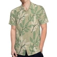 thumbnail image 4 of High Quality Hawaiian Shirts for Men Short Sleeve Aloha Beach Shirt Floral Summer Casual Button Down Shirts Blouses P64FT3, 4 of 7