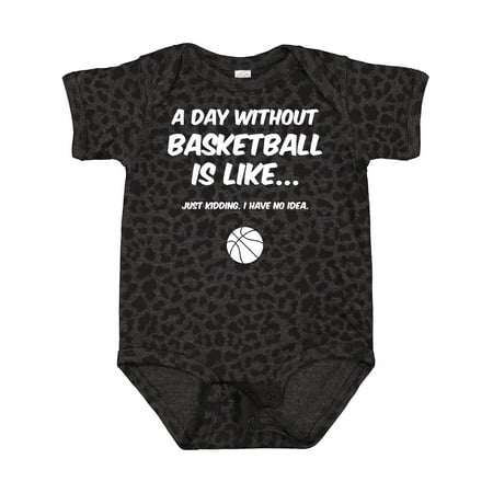 

Inktastic Day Without Basketball 2 Gift Baby Boy or Baby Girl Bodysuit