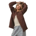 thumbnail image 2 of Garden Naked Quilted Wrinkle Gauze Long Sleeve Shacket, 2 of 5