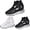 Black, variant on Women's High Top Wedge Gladiator Sandals, Zipper Back Closed Toe Platform Shoes, Trendy Summer Footwear for Travel, Shopping White 35