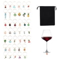 thumbnail image 4 of Naiovety Kit de decoración de 40 copas de vino con temática de playa para eventos de cata de vinos. 40 juegos de copas de vino con temática Cocina y Comedor, 4 of 5
