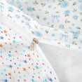 thumbnail image 4 of spefrowx Watercolor Blue Rose Duvet Cover Queen for Teens, Floral Romantic Bowknot Queen Bedding, Stars Reversible, 3pcs, 1 Duvet Cover and 2 Pillowcases, 4 of 6