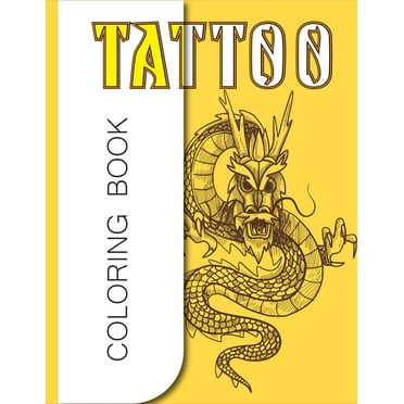 Ultimate Tattoo Coloring Book : Over 180 Coloring Pages For Adult Relaxation With Beautiful ...