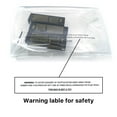 thumbnail image 6 of 10" x 13" Clear Self Seal OPP Cellophane Bag Sealing Cello Pouch - For Goodie Bags, Treats, Gifts, Party Favors, Bakery Goods - (1.5 Mil) Suffocation Warning Resealable Reclosable Bags - 100 Bags, 6 of 9