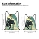 thumbnail image 2 of Fotbe Bull Charging Through Waves Bolsa Mochila con Cordón Estampada, Bolsa de Gimnasio Deportiva, Bolsa Cinch, Bolsa con Cordón para Hombres y Mujeres-Small, 2 of 6
