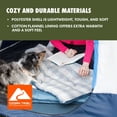 thumbnail image 5 of (2 pack) Ozark Trail 50 Degree Flannel-Lined Rectangular Sleeping Bag, 5 of 15