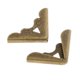 thumbnail image 3 of 100 piezas de protectores de esquinas de cajas de madera decorativas vintage 18x18x3mm, 3 of 7