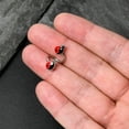 thumbnail image 5 of Body Candy Womens 14G 316L Surgical Steel Ladybug Yin Yang Spiral Twister Belly Button Ring Navel Ring, 5 of 8