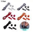 thumbnail image 3 of Kids Adults Outdoor Laces With Quick Release Fastener Elastic Laces Shoelace, 3 of 5