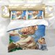 thumbnail image 5 of ALF La Serie Animada Conjunto de sábanas temático, trío de piezas, cómodo y amigable con la piel, diseño único, regalo de decoración para el hogar para familiares, amigos y fans,173cm *218cm, 5 of 6