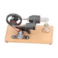 thumbnail image 4 of Stirling Engine Motor Toy, Teaching Tool Low Noise Stirling Engine Model Kit Home Decor  For Family, 4 of 8