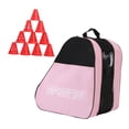 thumbnail image 2 of Bolsa para patines con 10 conos, elegante y ligera, de tela Oxford para esquiar y patinar. Rosa, 2 of 9