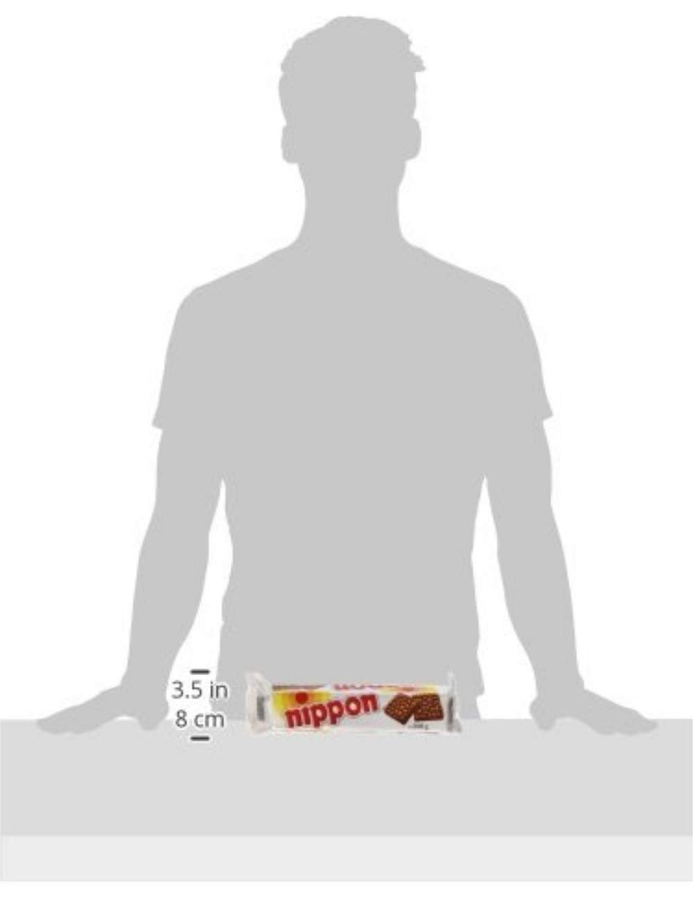 Nippon Puffed Rice Snacks with Chocolate 200g / 7.05oz, pack of 4