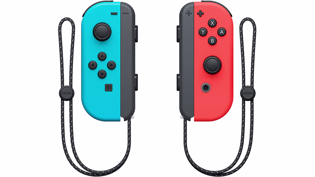 thumbnail image 4 of Nintendo Switch OLED Neon Red and Neon Blue Joy-Con Bundle with Mightyskins Custom Console & Controller Skin Voucher - (JP Edition), 4 of 5