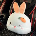 thumbnail image 1 of Lindo reposacabezas de coche de dibujos animados, accesorio de peluche para coche, protección para el cuello, almohada para la cintura, linda funda para cinturón de seguridad, almohada para coche, 1 of 6